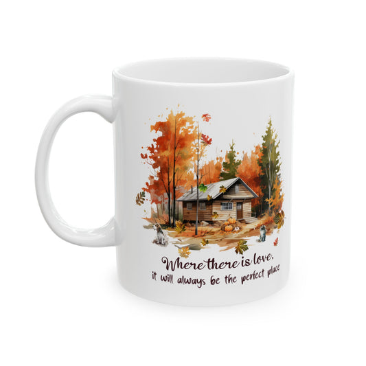 Where There Is Love It Will Always Be the Perfect Place | Cozy Autumn House with Dog & Cat