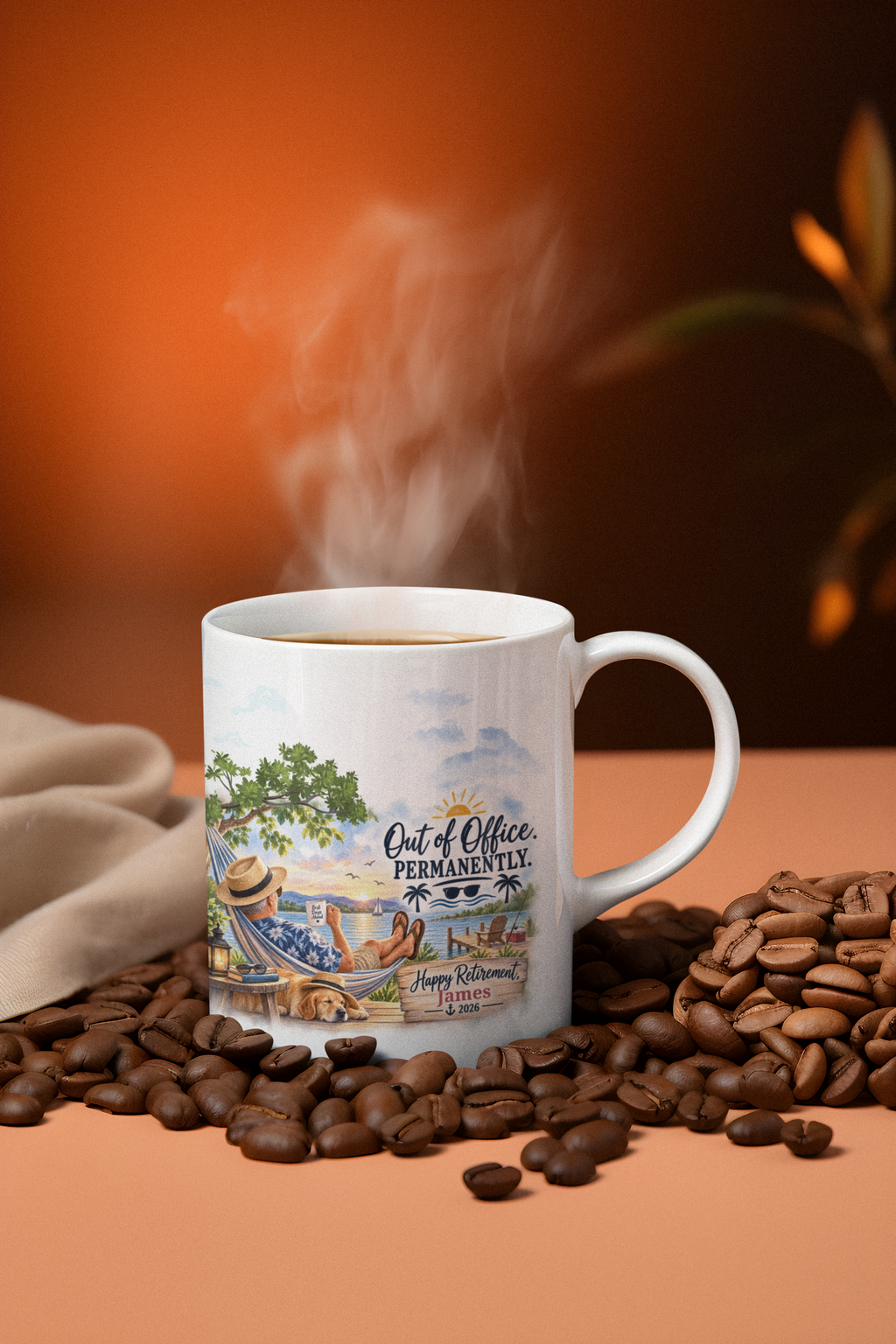 Personalized Retirement Mug for Men | Retirement Gift