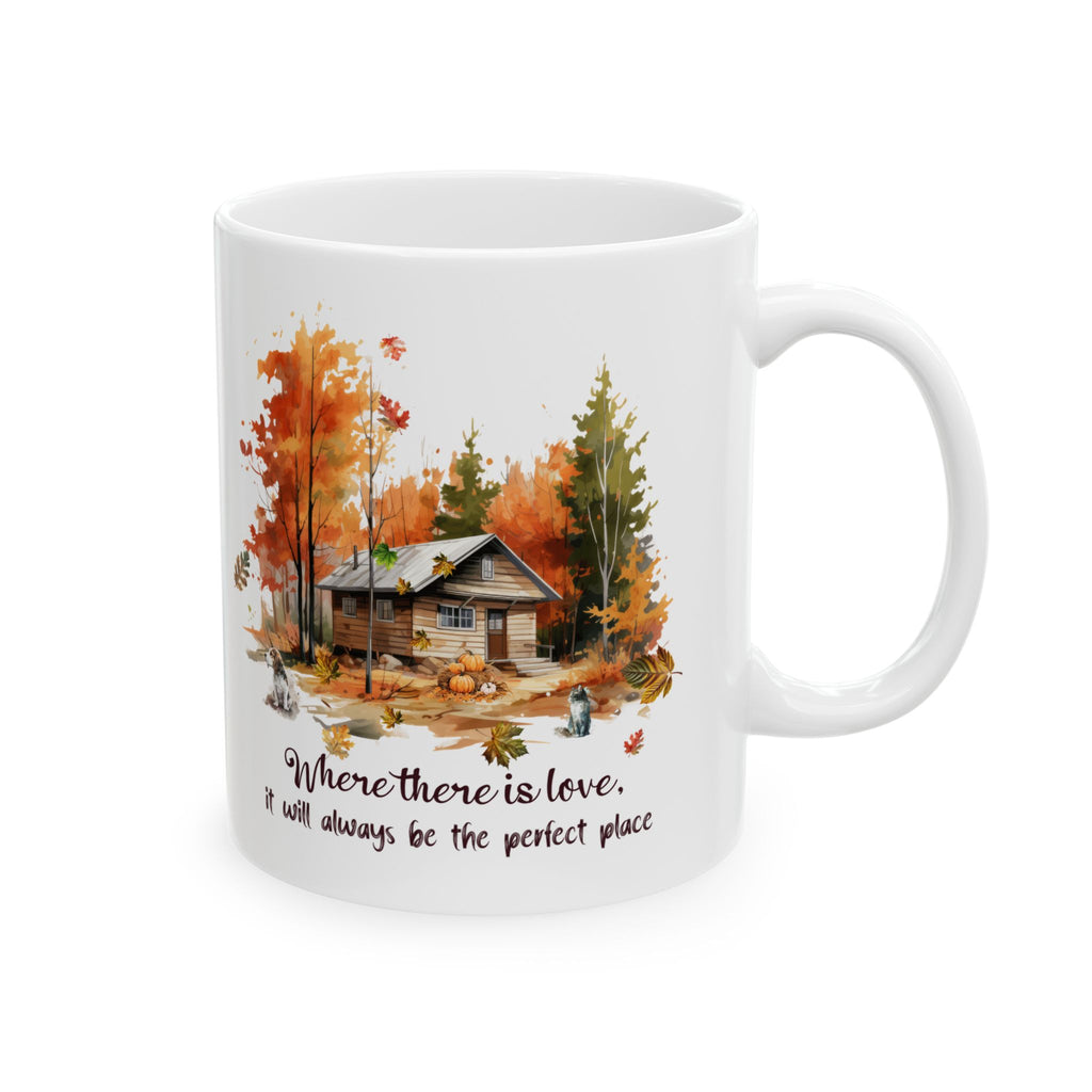 Where There Is Love It Will Always Be the Perfect Place | Cozy Autumn House with Dog & Cat