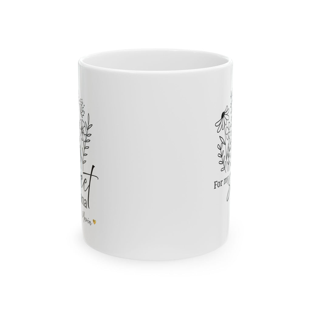 sweet Nana Floral Mug – Thoughtful Gift for Grandma with Love Message