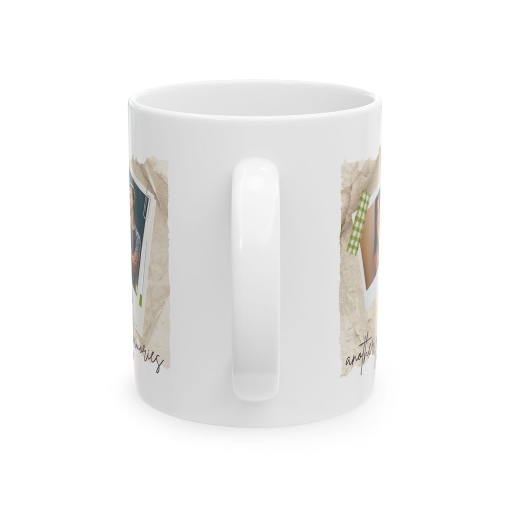 Personalized Vintage Photo Mug – Another Year More Memories Couple Gift with Names