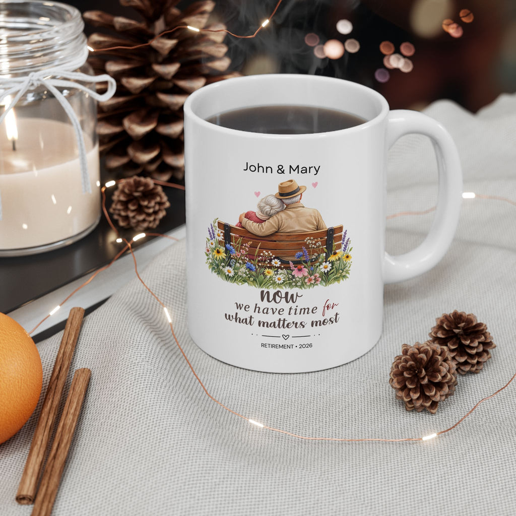 Personalized Retirement Mug for Couple – Retirement Gift for Husband and Wife, Retired Couple Coffee Cup,Personalized Retirement Mug for Couple | Retirement Gift