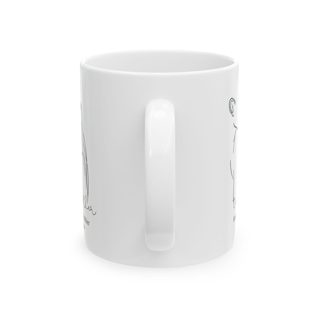 Personalized Line Art Couple Mug – Together Est. Year Custom Names Gift