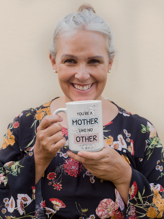Vintage Floral Mug for Mom – Ceramic Coffee Cup with Heartfelt Quote | Mother’s Day Gift