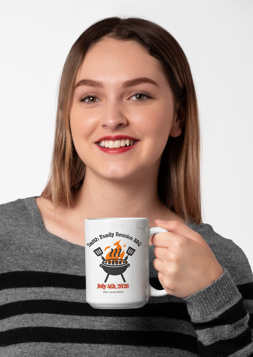 Personalized Family Reunion BBQ Mug, Custom Family BBQ Cup, Family Gathering Gift, BBQ Party Mug, Family Name Coffee Mug, Summer Reunion Keepsake
