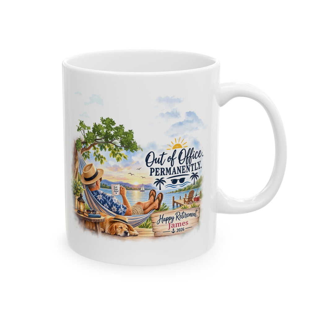 Personalized Retirement Mug for Men | Retirement Gift