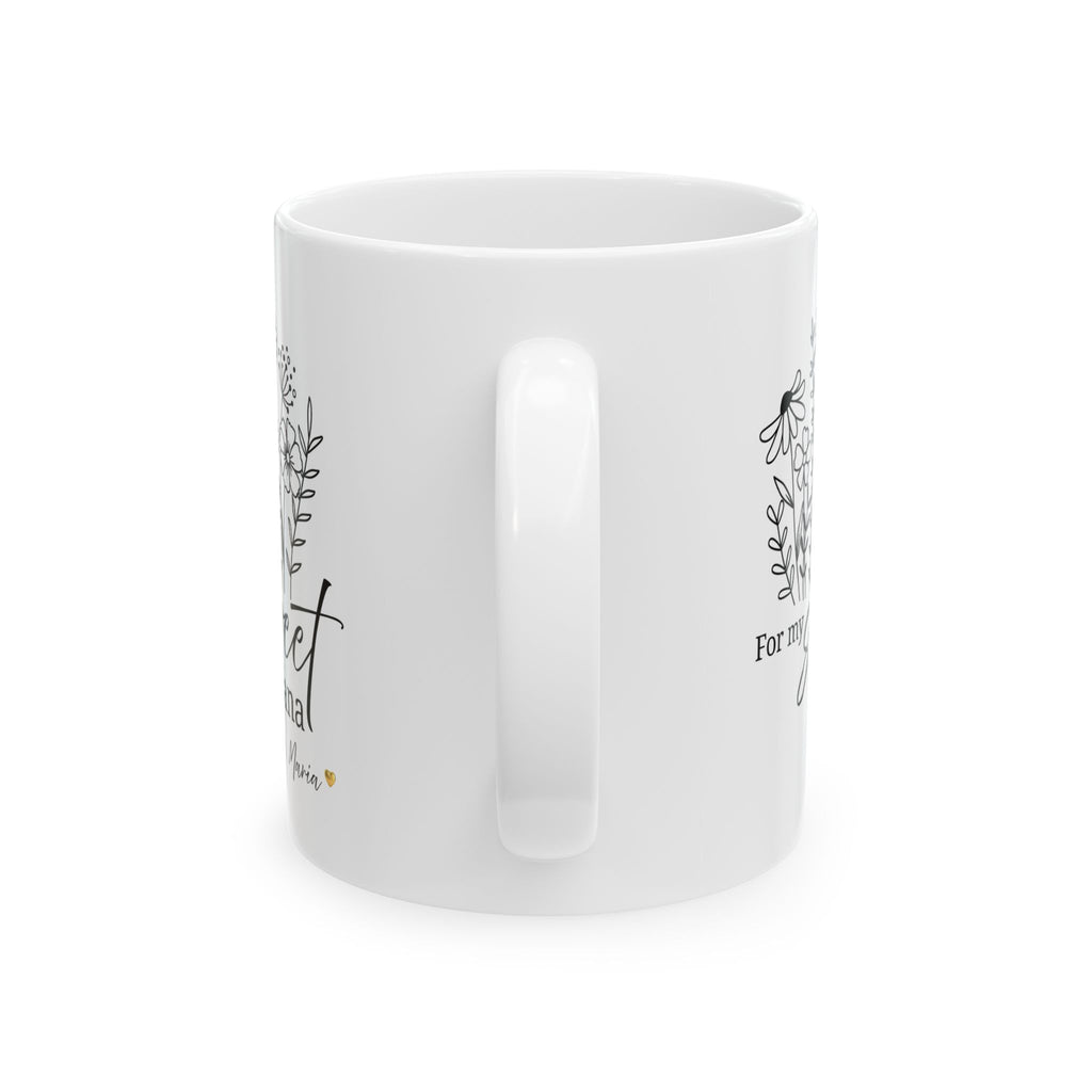 sweet Nana Floral Mug – Thoughtful Gift for Grandma with Love Message