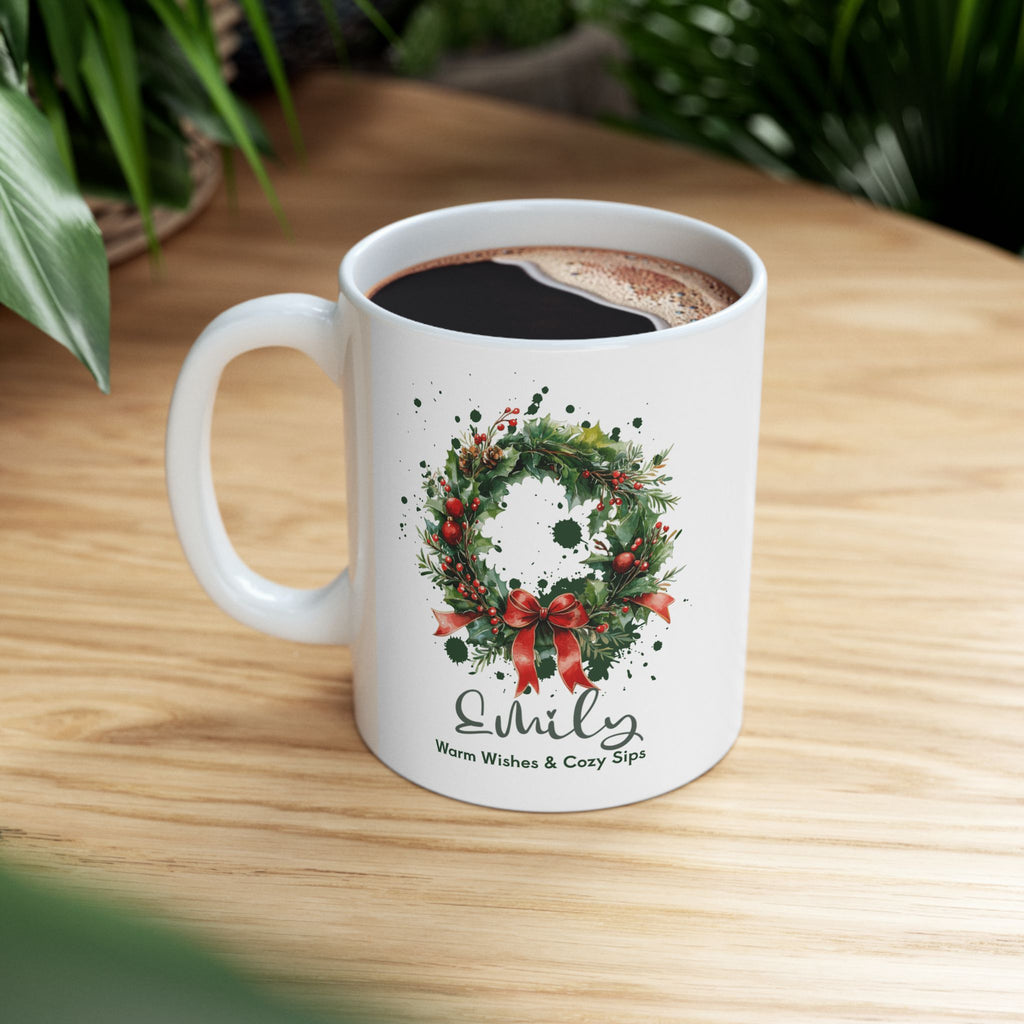 Personalized Christmas Mug with Name, Holiday Coffee Cup, personalized-Christmas-mug-with-name