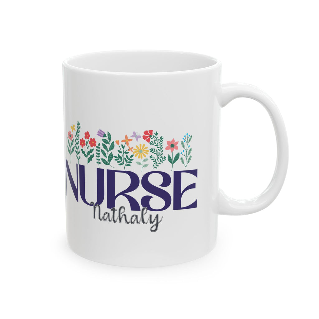 Personalized Nurse Mug – Custom Name Coffee Cup for Nurses