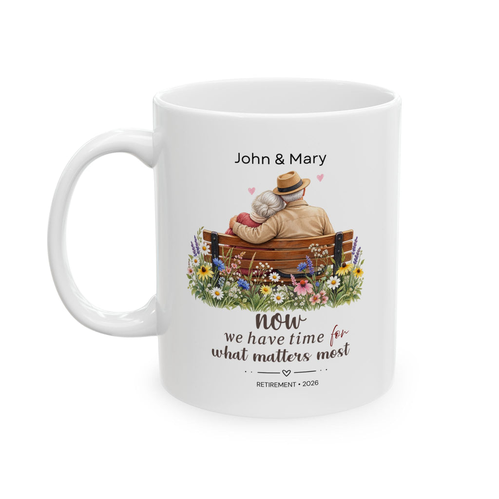 Personalized Retirement Mug for Couple – Retirement Gift for Husband and Wife, Retired Couple Coffee Cup,Personalized Retirement Mug for Couple | Retirement Gift