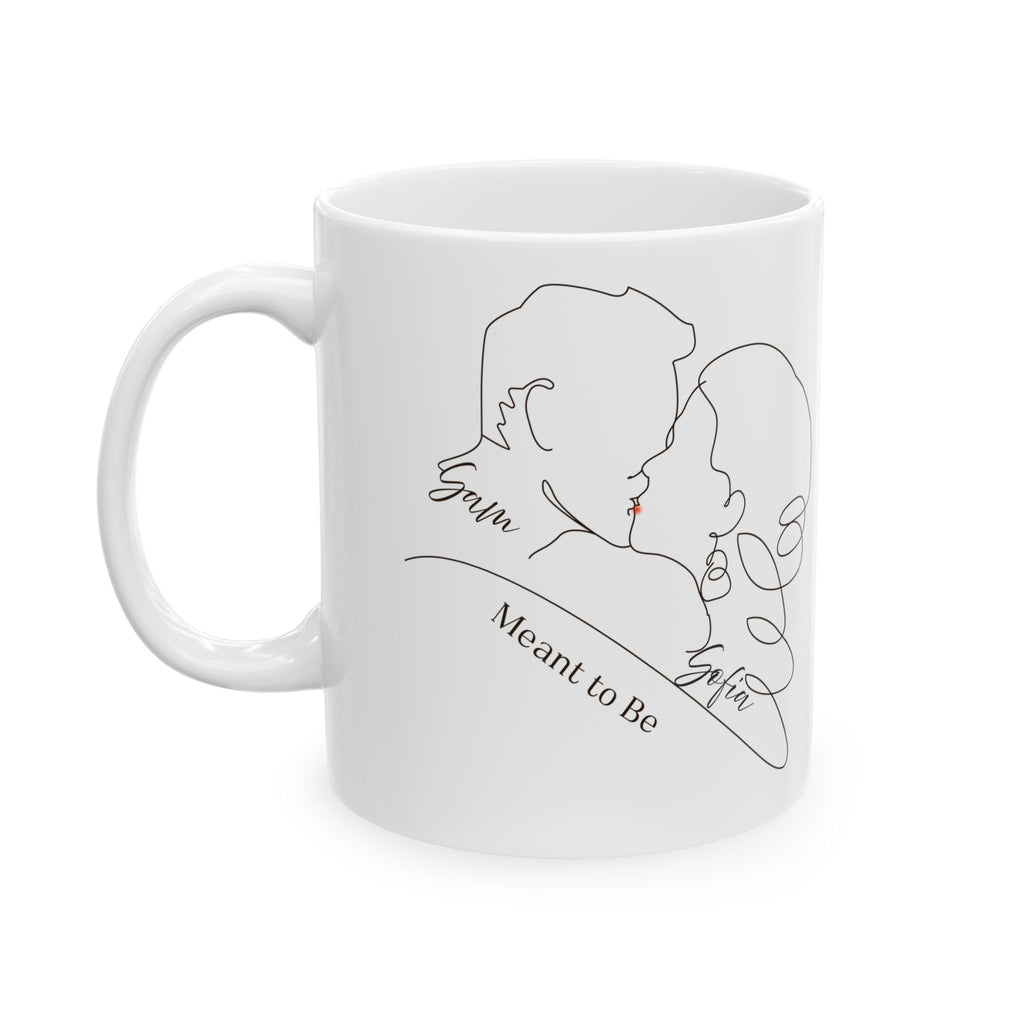 Personalized Couple Line Art Mug – Forever Us – Custom Names Romantic Gift for Valentine’s Day, Anniversary & Wedding
