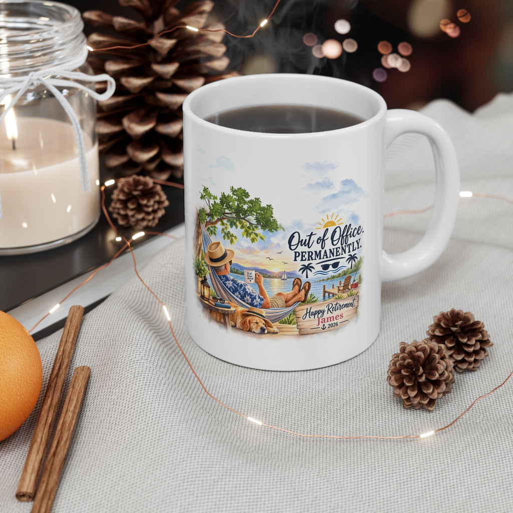 Personalized Retirement Mug for Men | Retirement Gift