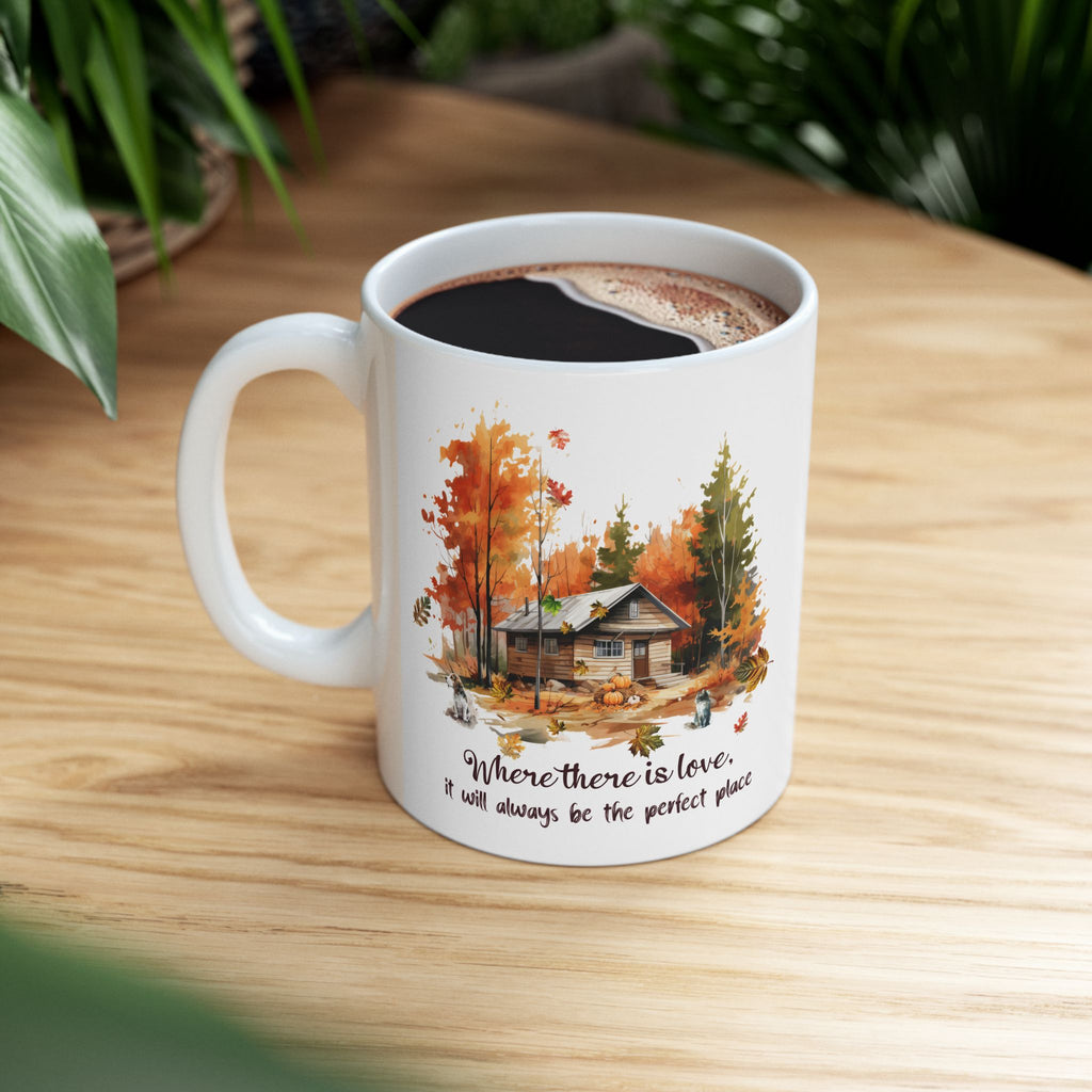 Where There Is Love It Will Always Be the Perfect Place | Cozy Autumn House with Dog & Cat