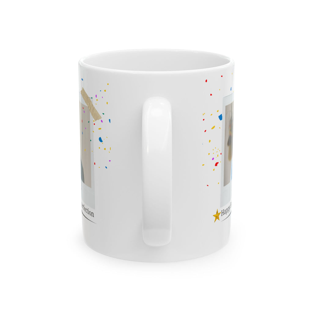 Personalized Vintage Birthday Mug – Aged to Perfection Camera Photo Design with Year