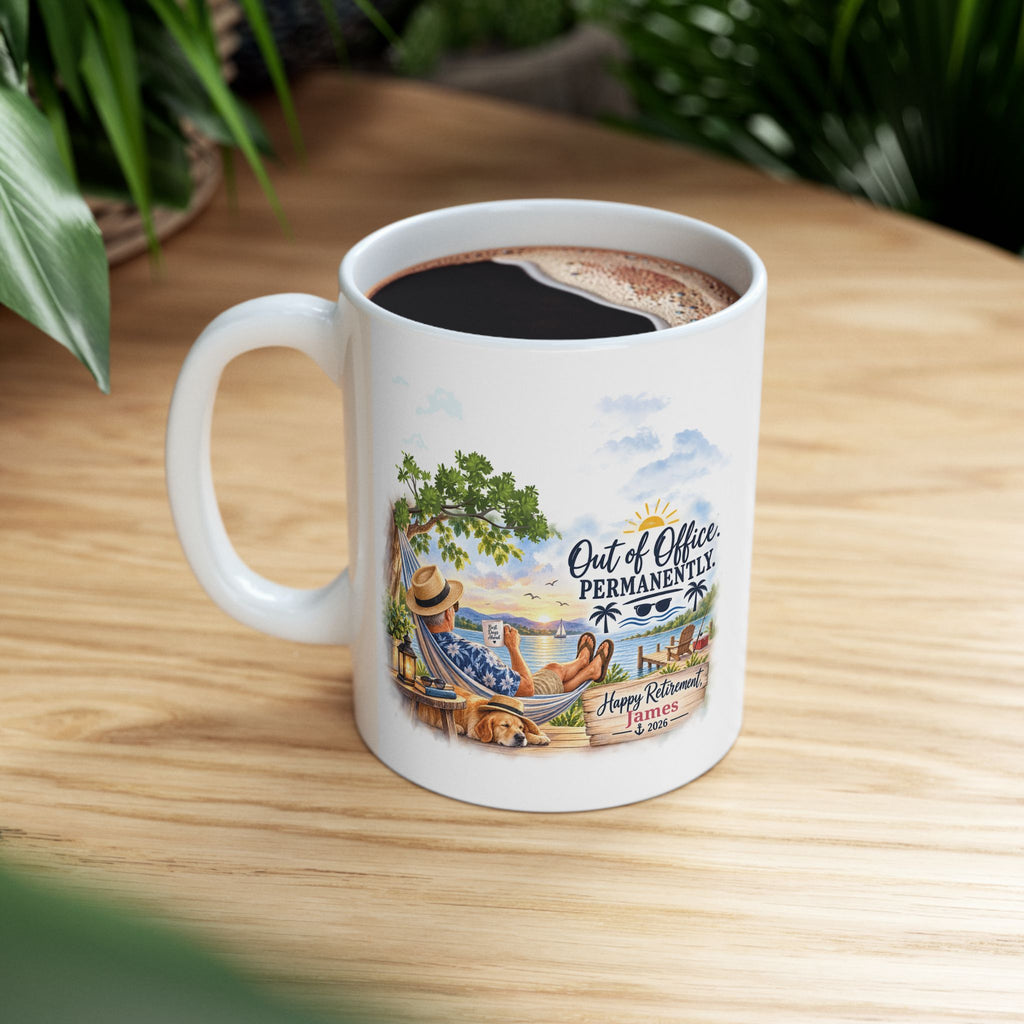Personalized Retirement Mug for Men | Retirement Gift