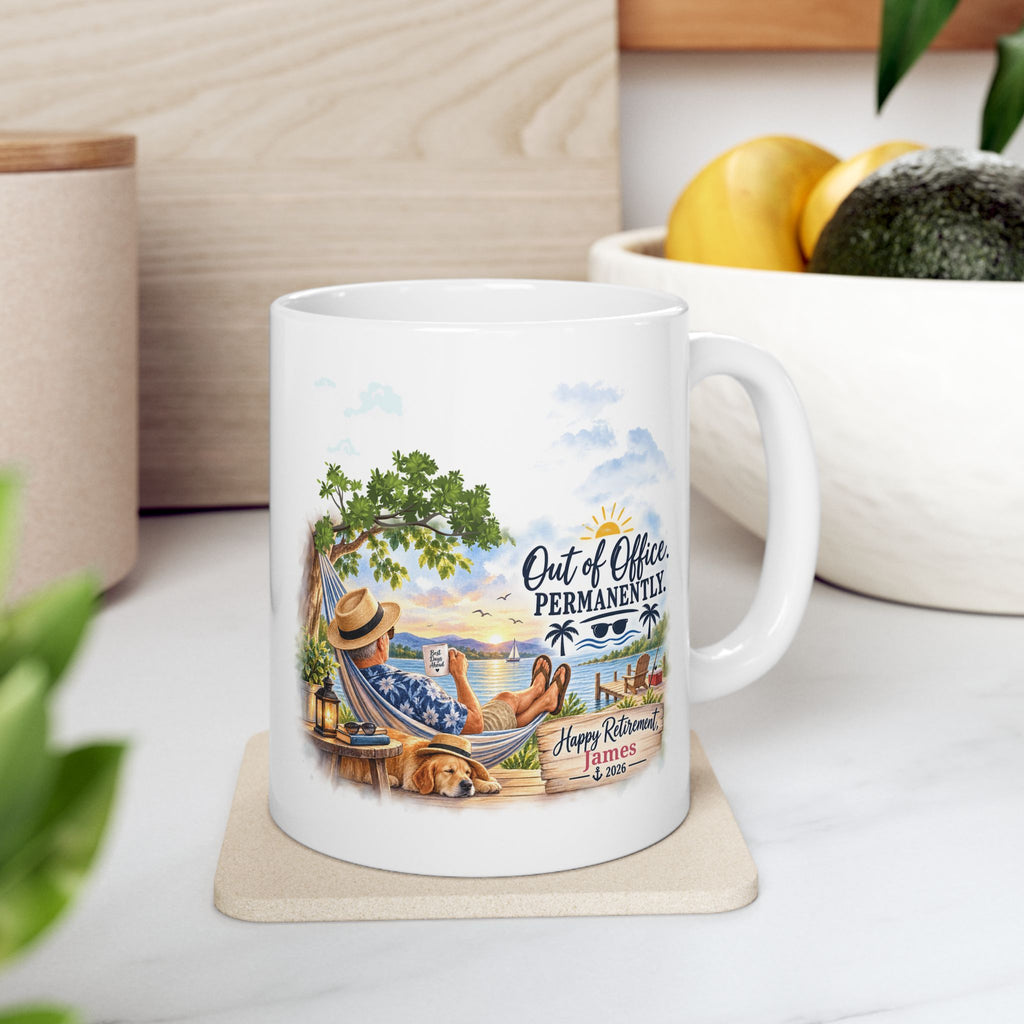 Personalized Retirement Mug for Men | Retirement Gift