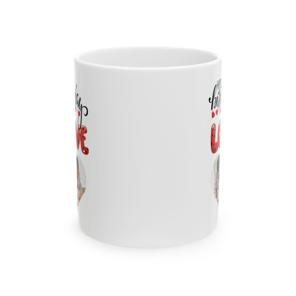 Personalized Birthday Mug – Happy Birthday Love Heart Photo Gift