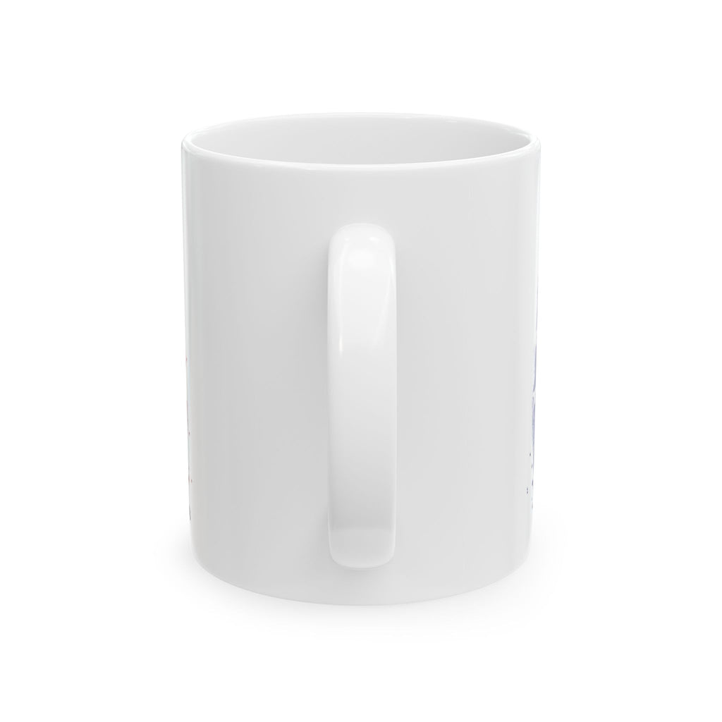 Cute Watercolor American Flag Mug – Patriotic Coffee Cup, Simple USA Design Gift