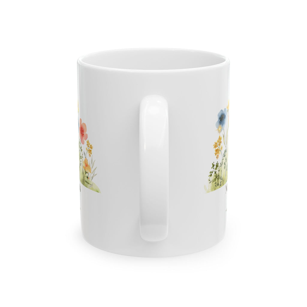 Personalized Nurse Mug – Vintage Floral Design, Custom Name, Specialty & Year, Nurse Appreciation Gift