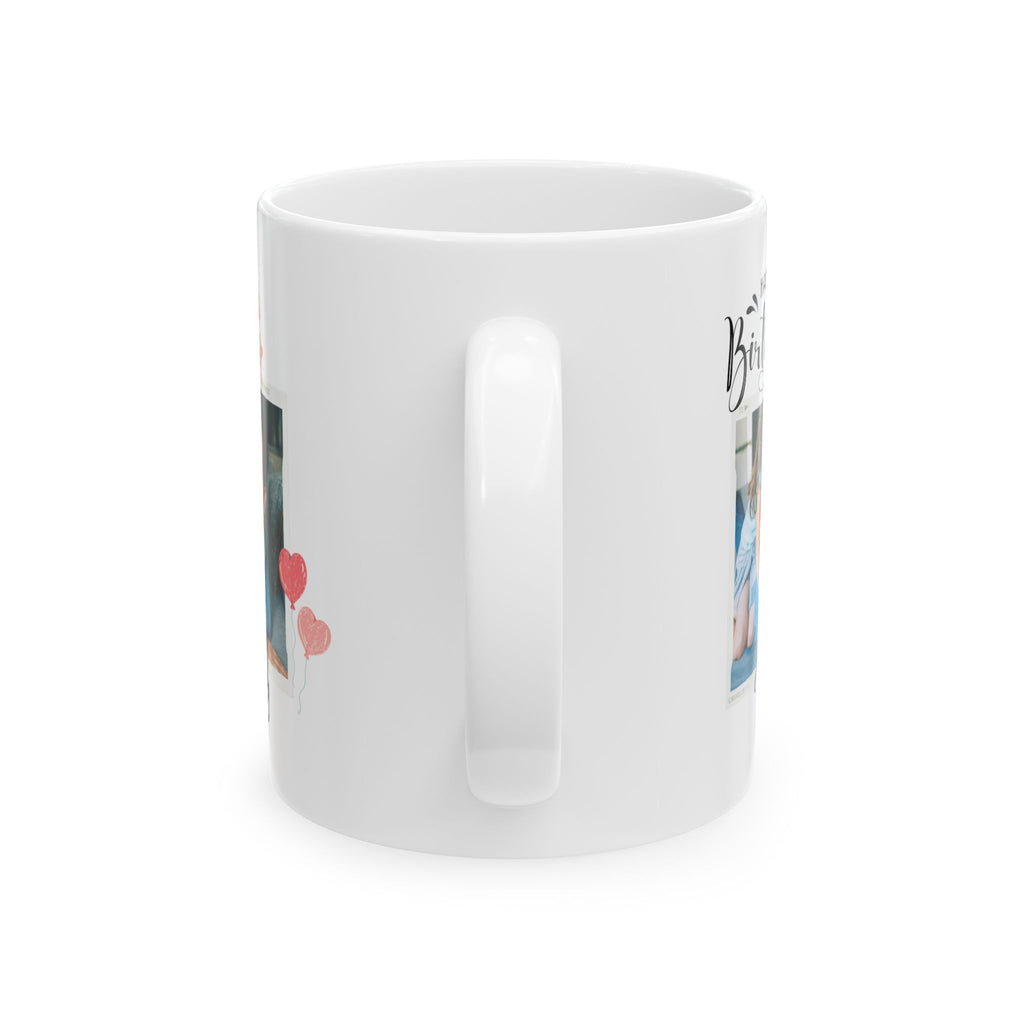 Personalized Happy Birthday Daddy Mug – Custom Photo Gift for Dad