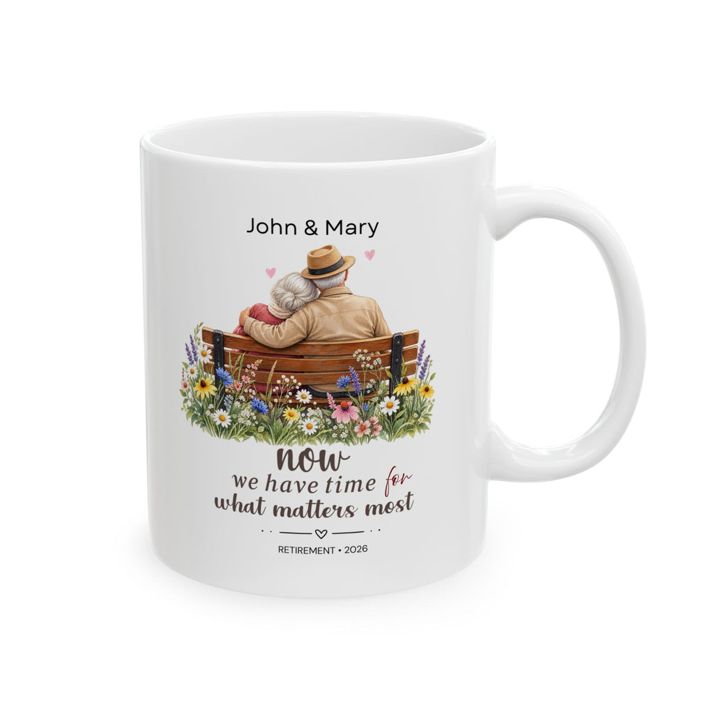 Personalized Retirement Mug for Couple – Retirement Gift for Husband and Wife, Retired Couple Coffee Cup,Personalized Retirement Mug for Couple | Retirement Gift
