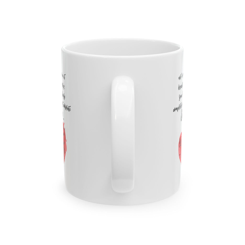 Broken Red Heart Mug – Emotional Quote Coffee Mug, Love & Healing Gift for Valentine’s Day, Anniversary, Birthday or Wedding