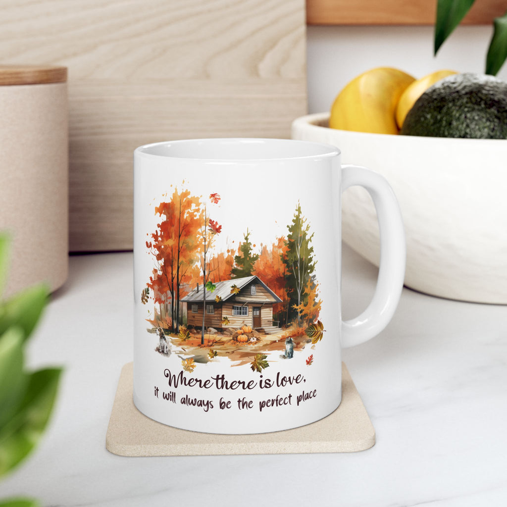 Where There Is Love It Will Always Be the Perfect Place | Cozy Autumn House with Dog & Cat