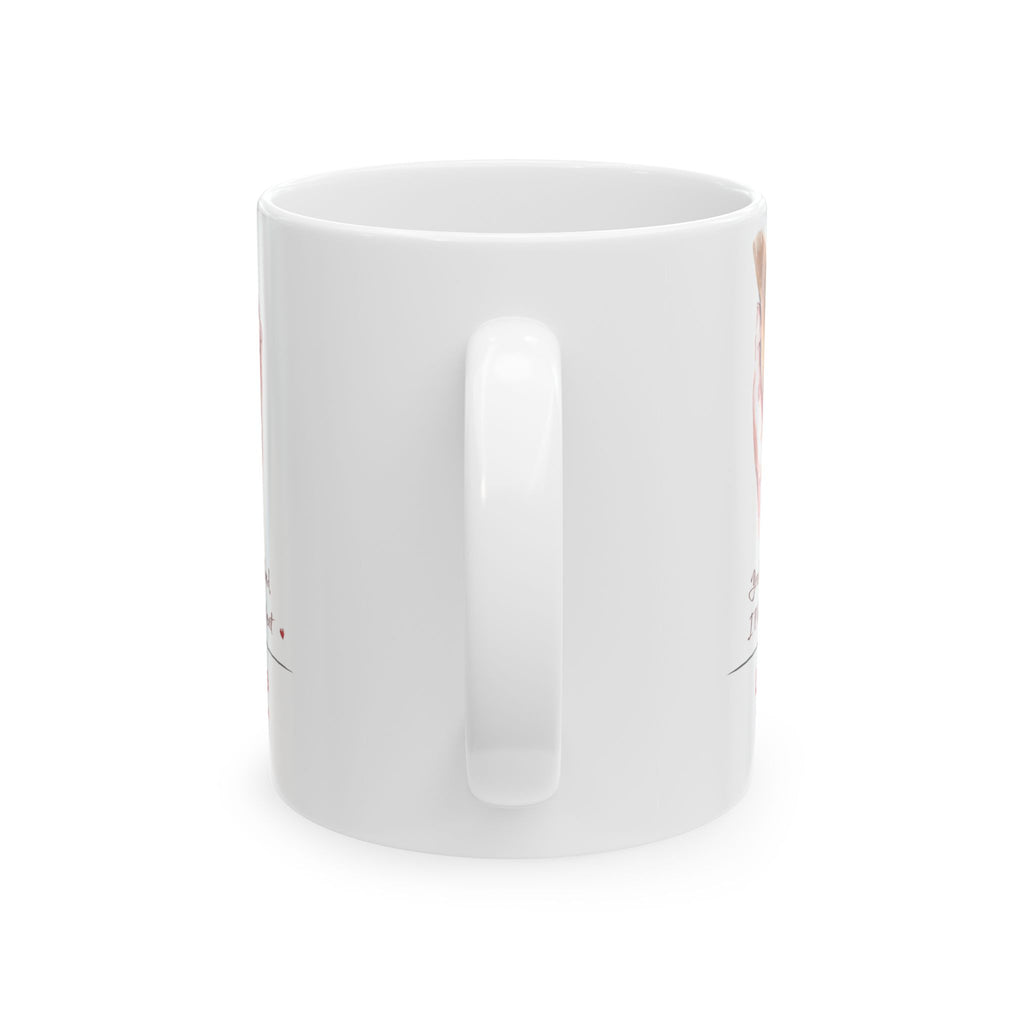 Personalized Dog Paw & Hand Mug – Adopted Year Custom Pet Name, Heartfelt Dog Lover Gift