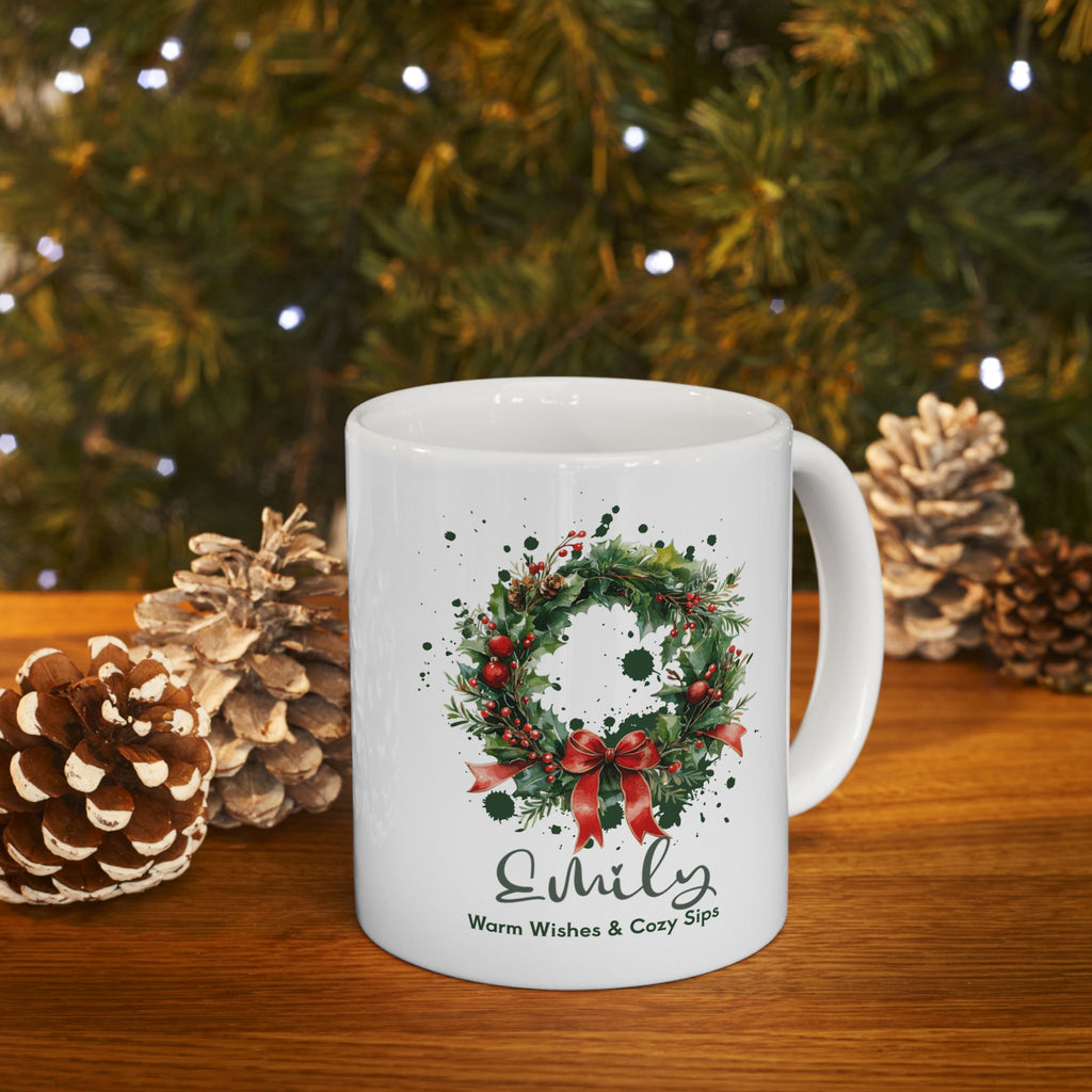 Personalized Christmas Mug with Name, Holiday Coffee Cup, personalized-Christmas-mug-with-name