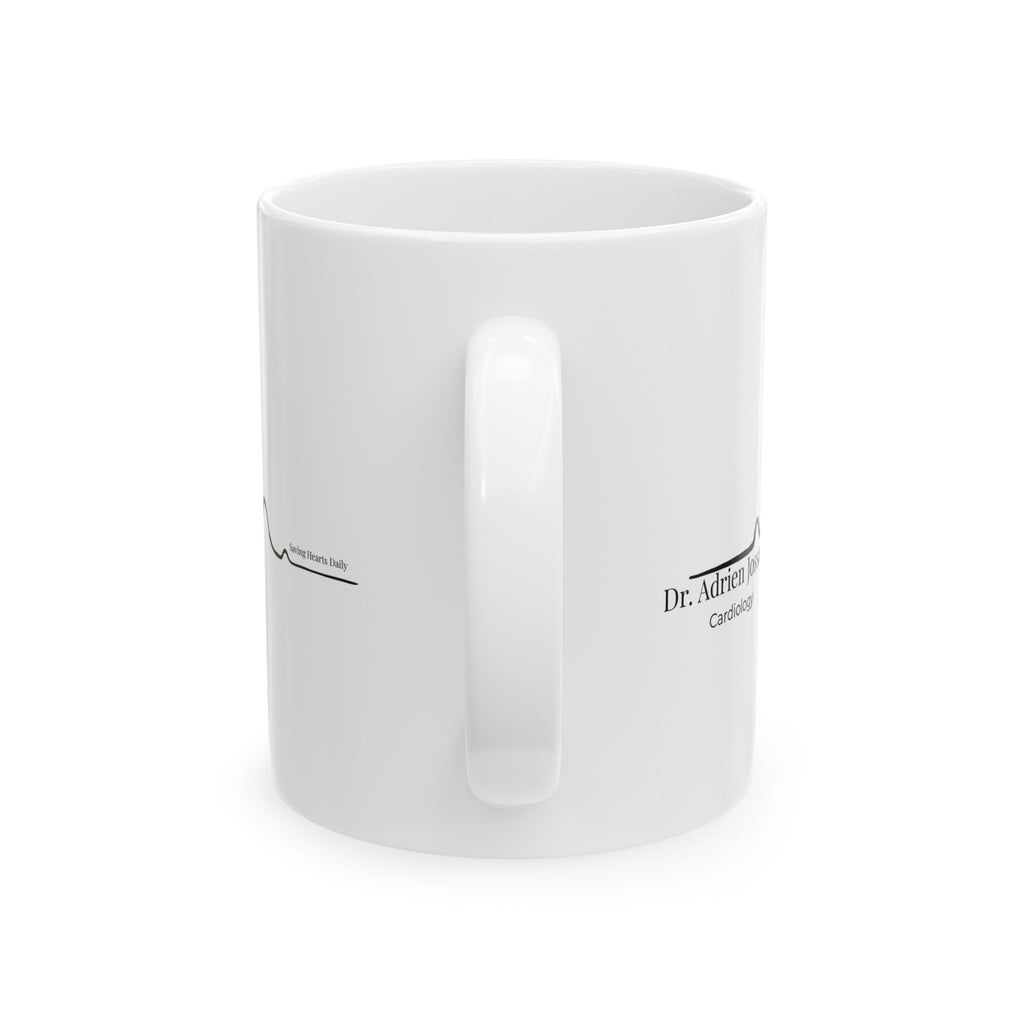 Personalized Heartbeat Mug – Custom Name & Medical Specialty, Healthcare Professional Gift for Birthday, Anniversary & Valentine’s Day