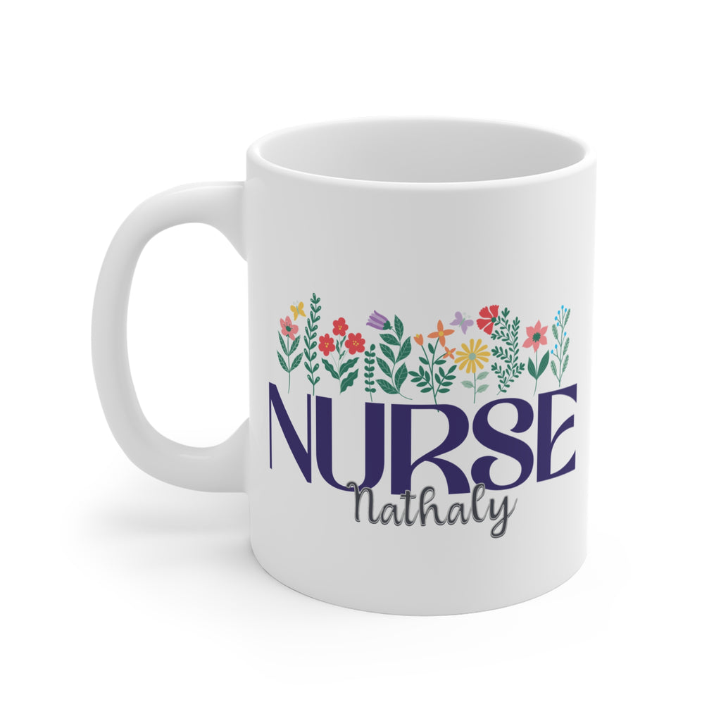 Personalized Nurse Mug – Custom Name Coffee Cup for Nurses