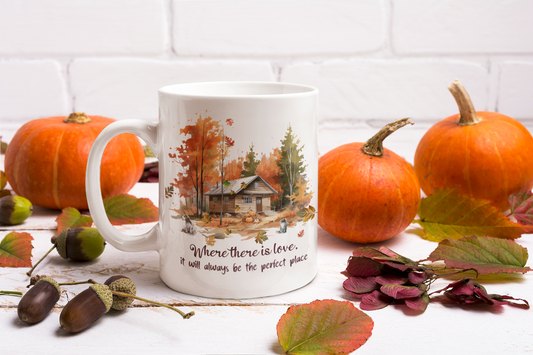 Where There Is Love It Will Always Be the Perfect Place | Cozy Autumn House with Dog & Cat