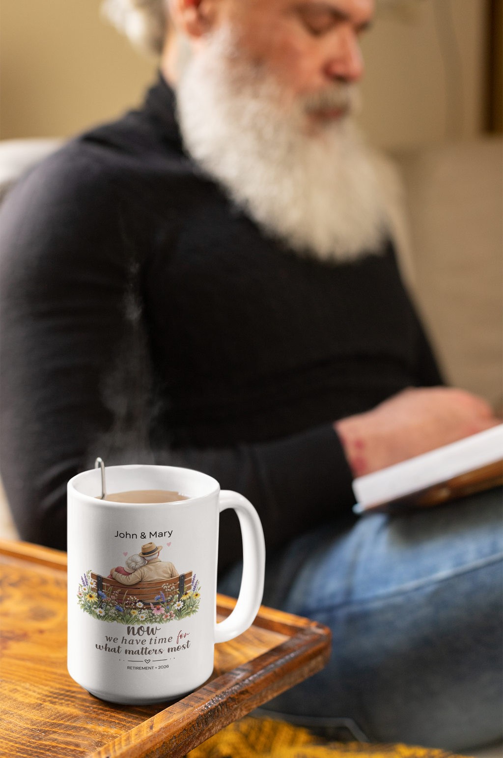 Personalized Retirement Mug for Couple – Retirement Gift for Husband and Wife, Retired Couple Coffee Cup,Personalized Retirement Mug for Couple | Retirement Gift
