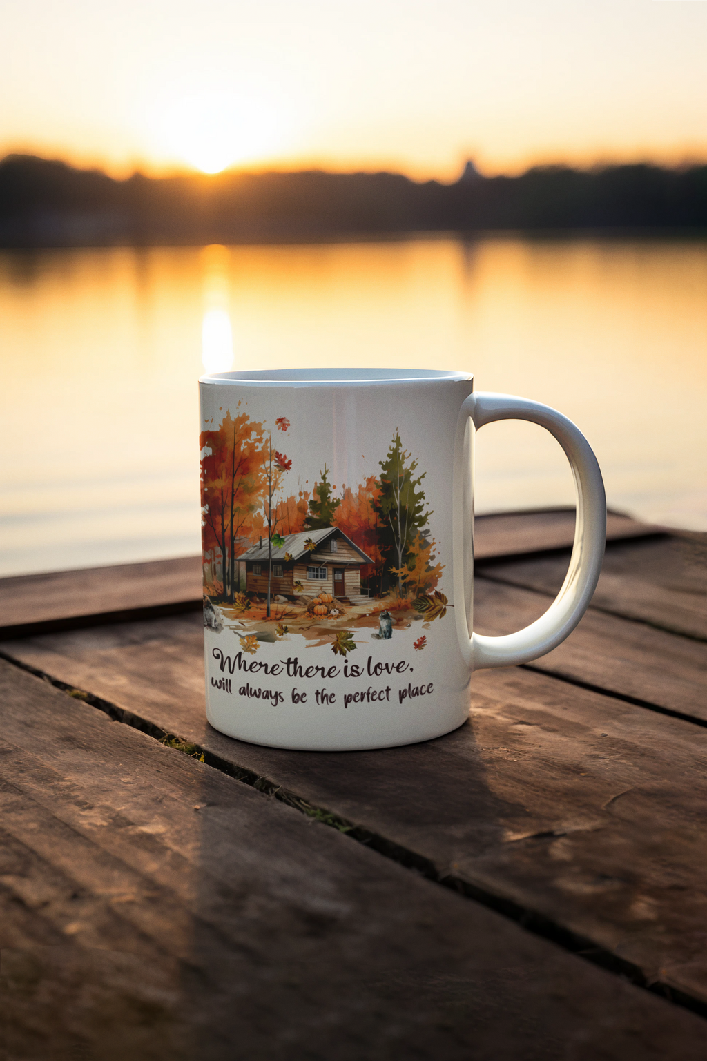 Where There Is Love It Will Always Be the Perfect Place | Cozy Autumn House with Dog & Cat