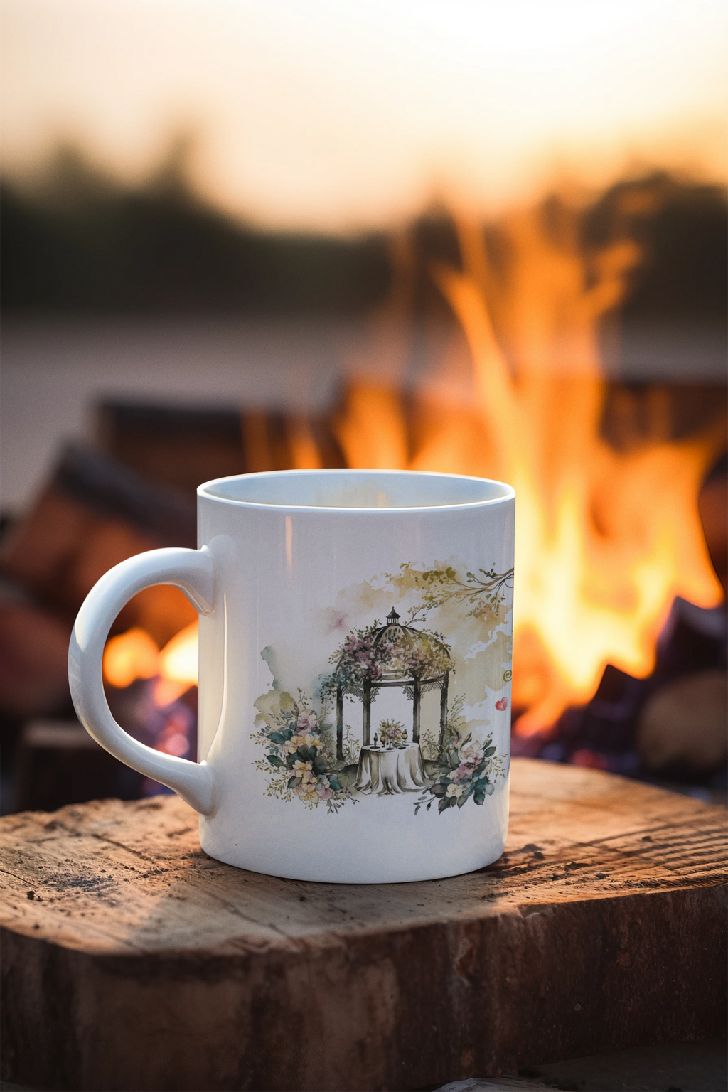 Personalized Mr & Mrs Wedding Mug | Custom Last Name & Wedding Date Gift | Newlywed Couple Coffee Mug