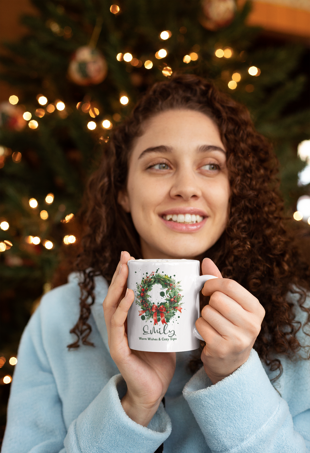 Personalized Christmas Mug with Name, Holiday Coffee Cup, personalized-Christmas-mug-with-name