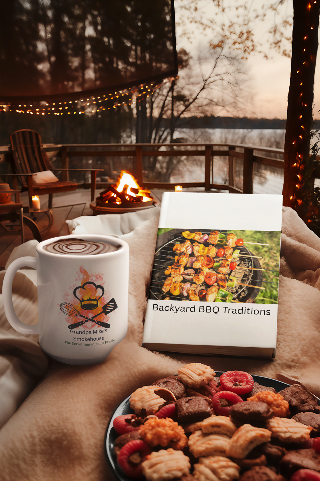 Personalized Grandpa BBQ Mug, Custom Smokehouse Coffee Mug, Grill Master Gift, Grandpa Gift, BBQ Lover Mug, Father's Day Gift, Custom Name Mug